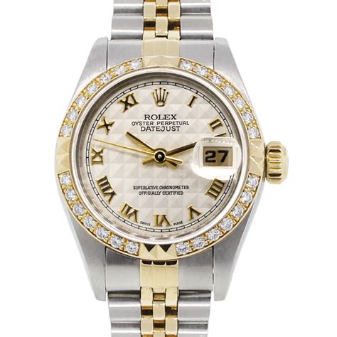 rolex datejust lady 69173 prezzi|Rolex 69173 diamond bezel.